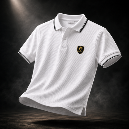 Polo Texturizado - Elegancia premium sin pagar precio de lujo