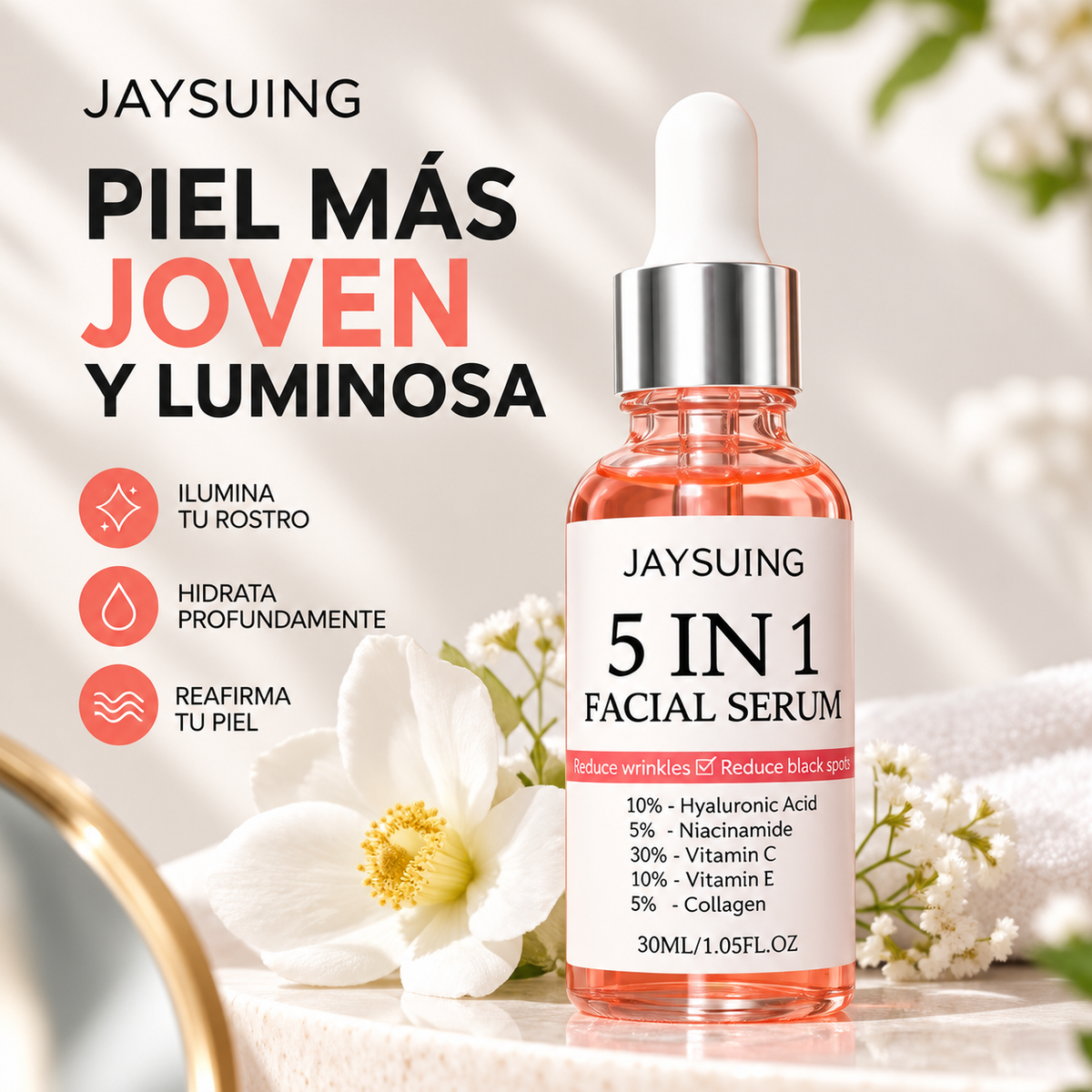 Jaysuing 5 En 1 ¡OFERTA 2x1! - Un sérum, cinco soluciones