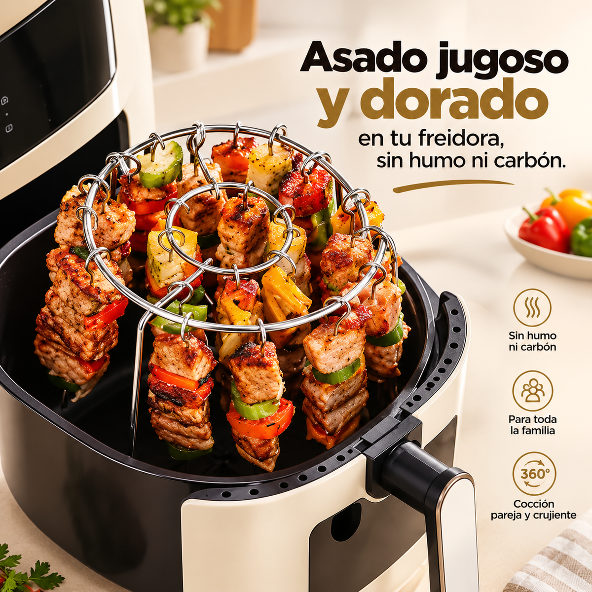 AIRGRILL - Tu freidora, ahora con sabor a asadero