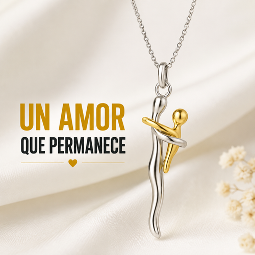 Collar Madre E Hijo - Un abrazo que tu madre siempre llevará