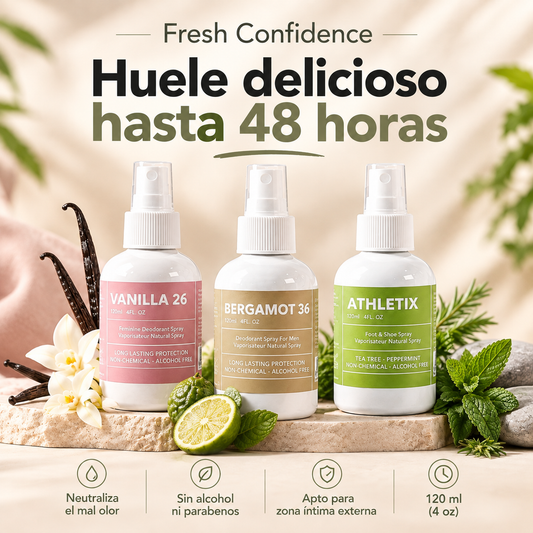 Fresh Confidence - Neutraliza el olor real, no lo disfraza