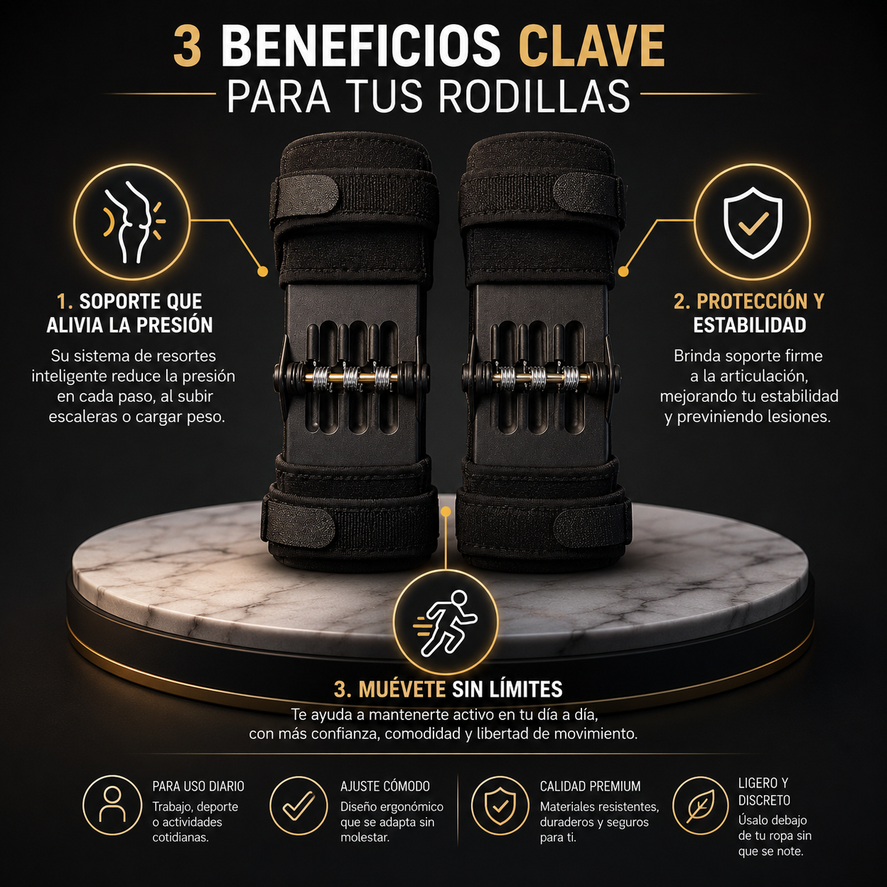 KneePower™ - Alivia la presión, recupera tu estabilidad