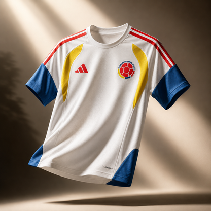 Camiseta Colombia Blanca De Entrenamiento™ – Orgullo colombiano en cada partido
