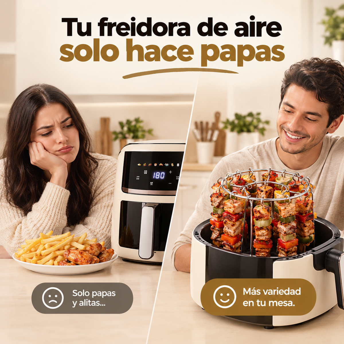AIRGRILL - Tu freidora, ahora con sabor a asadero