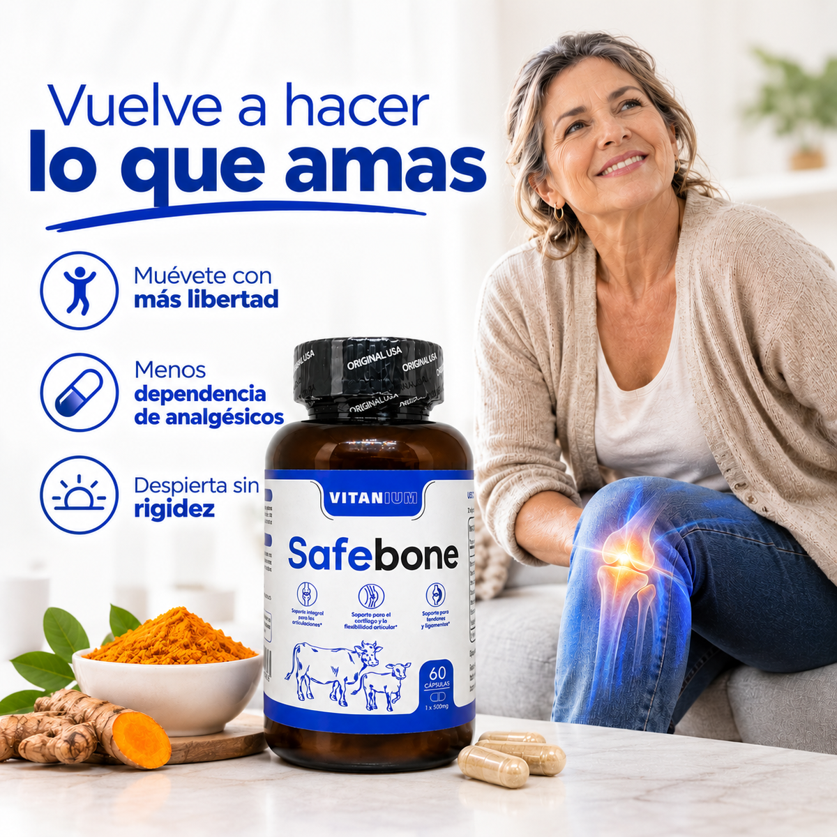 Safebone - Cartílago reconstruido, movilidad recuperada