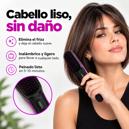 Cepillo Alisador Inalámbrico - Volumen y forma para tu cabello