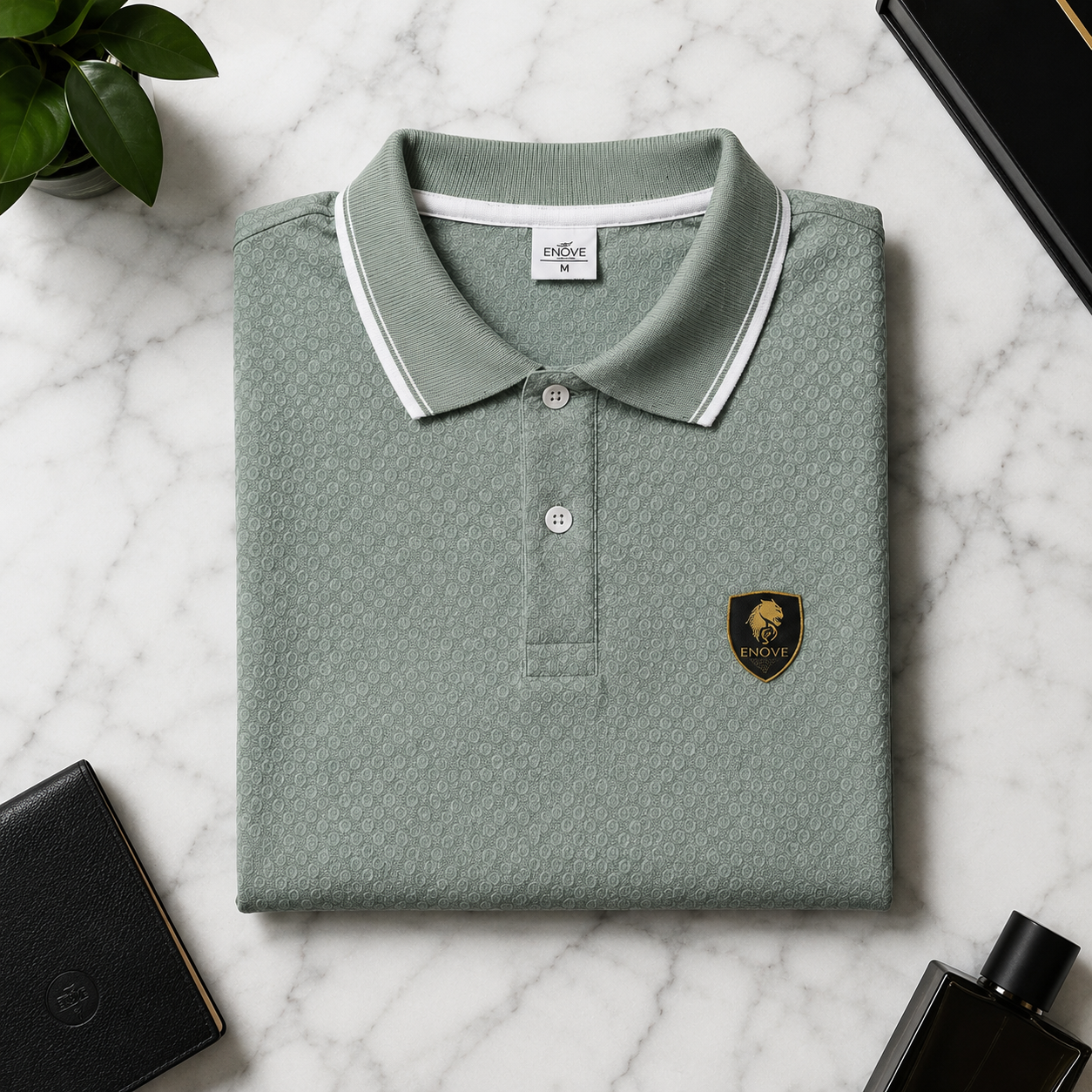 Polo Texturizado - Elegancia premium sin pagar precio de lujo