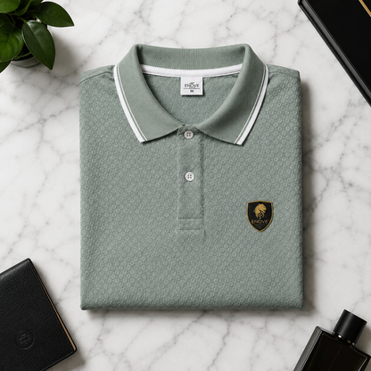 Polo Texturizado - Elegancia premium sin pagar precio de lujo