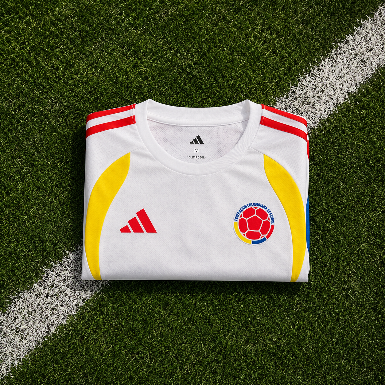 Camiseta Colombia Blanca De Entrenamiento™ – Orgullo colombiano en cada partido
