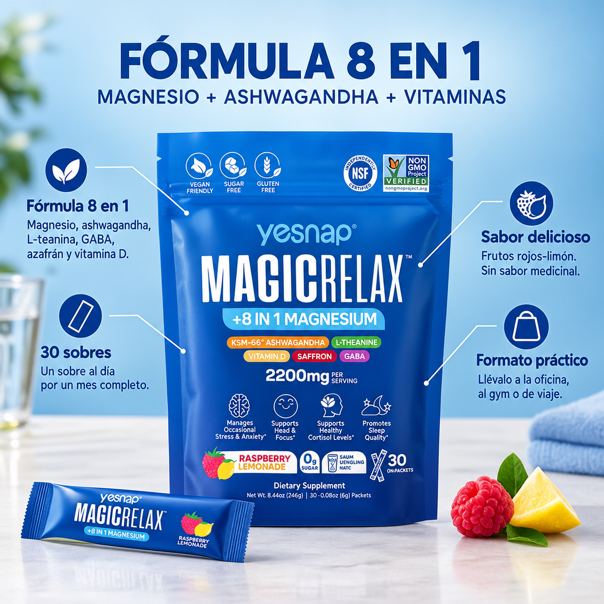 MagicRelax Yesnap - Calma, descanso y energía
