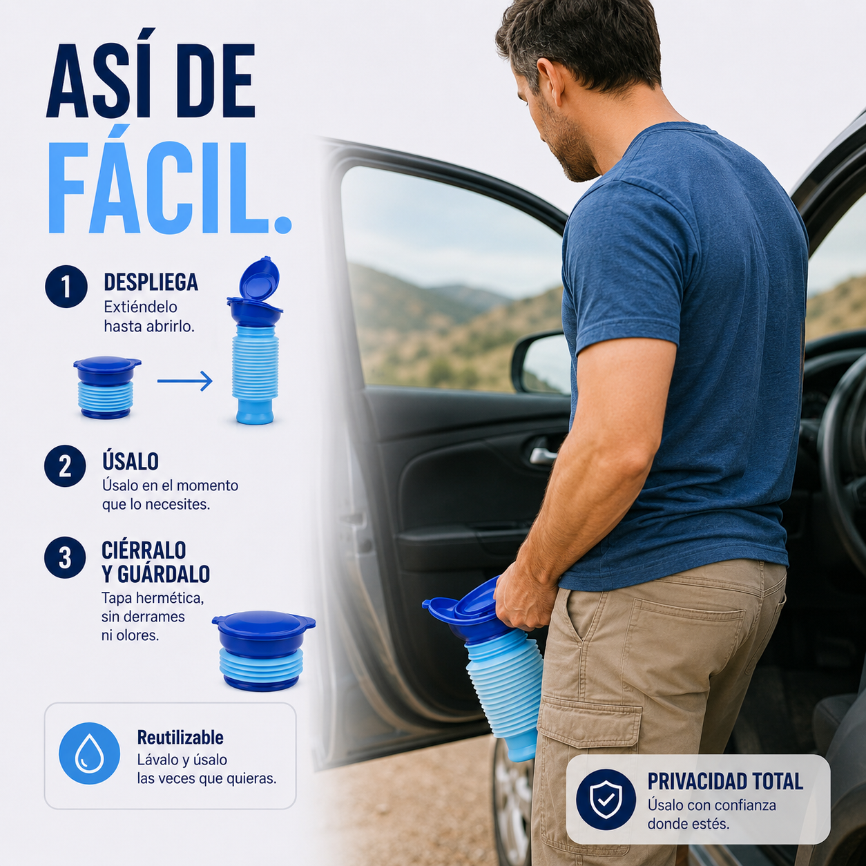 Pocket Toilet - No busques un baño, lleva uno contigo