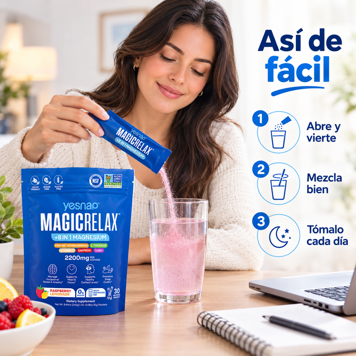 MagicRelax Yesnap - Calma, descanso y energía