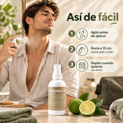 Fresh Confidence - Neutraliza el olor real, no lo disfraza