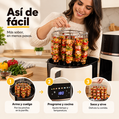 AIRGRILL - Tu freidora, ahora con sabor a asadero