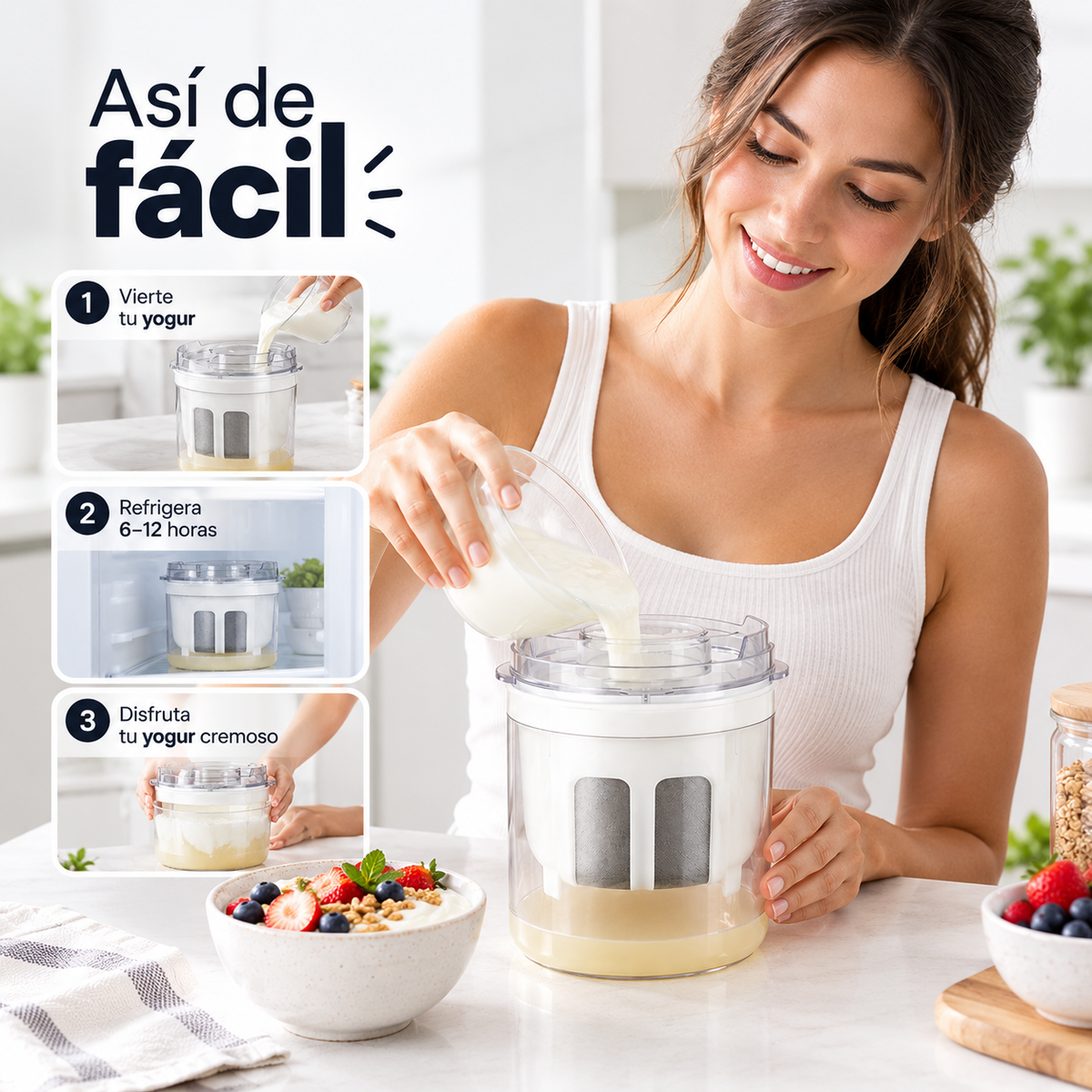 YogurCream Filter - Consigue yogur griego cremoso sin esfuerzo