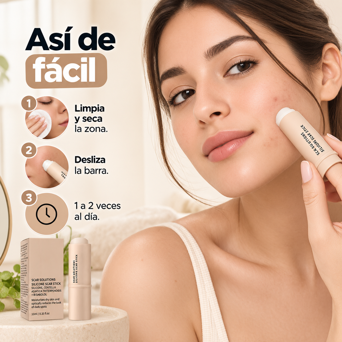 Barra De Silicona Cicatrizante ¡Oferta 2x1!