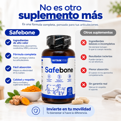 Safebone - Cartílago reconstruido, movilidad recuperada