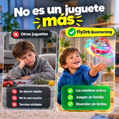FlyOrb Boomerang - Diversión en familia, lejos del celular