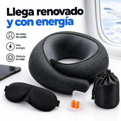 Kit Viajero 4 En 1 - Duerme cómodo en cualquier viaje