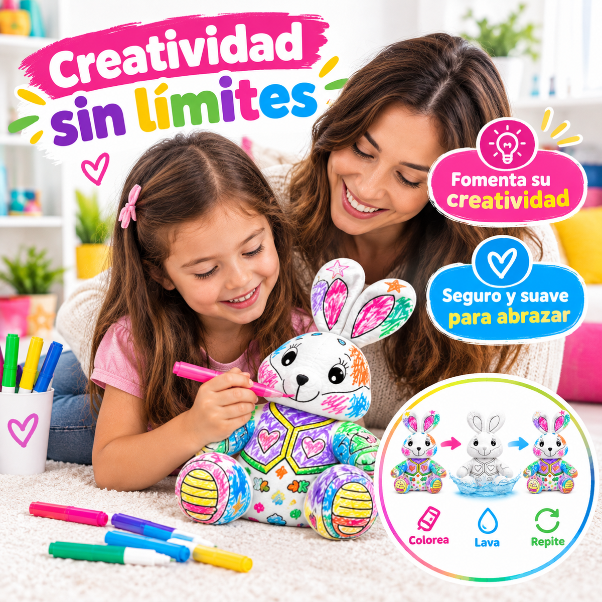 ColorMimos - Colorea, lava y pinta de nuevo