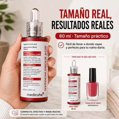 Hypochlorous Acid Peel Shot - Extracto de arroz para un glow radiante