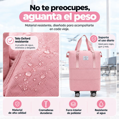 Bolso Viajero Expandible - Viaja sin cansancio ni sobrepeso de equipaje