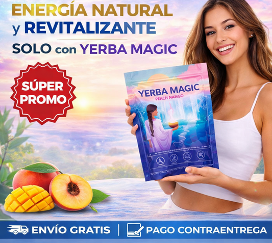 Yerba Magic Peach Mango: Adiós estrés y sueño todo el día