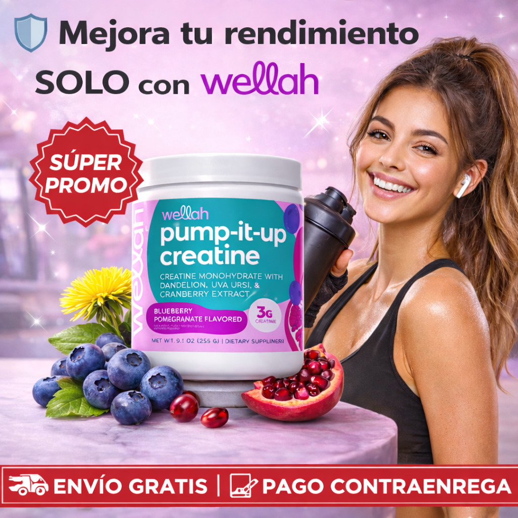 Pump -It-Up Creatine: Sin excusas, solo fuerza y energía