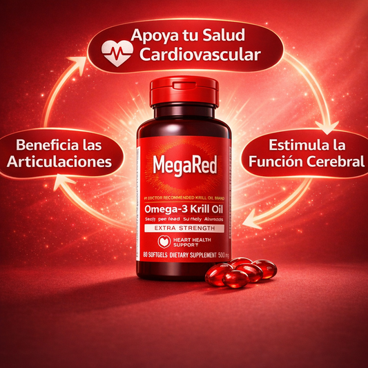 Mega Red Omega 3: ¿Cansado de sentirte agotado y sin fuerza?