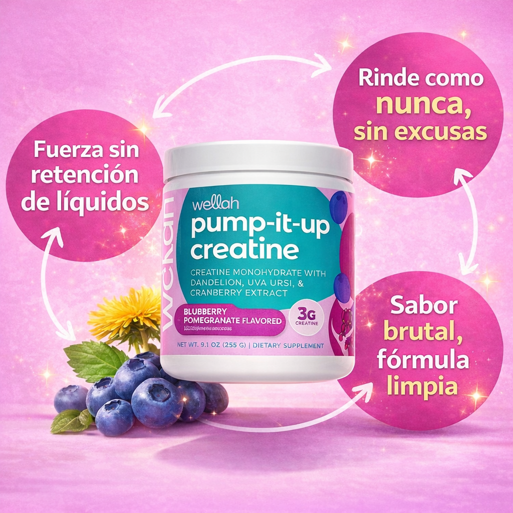 Pump -It-Up Creatine: Sin excusas, solo fuerza y energía