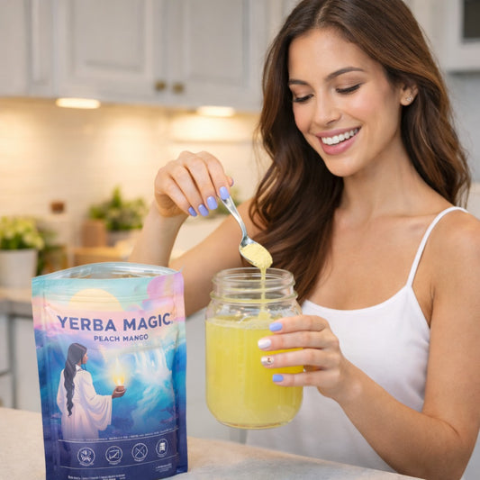Yerba Magic Peach Mango: Adiós estrés y sueño todo el día